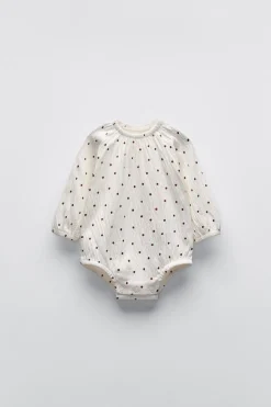 BODY COM TEXTURA ÀS BOLINHAS-ZARA Shop