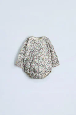 BODY ESTAMPADO FLORAL-ZARA Fashion