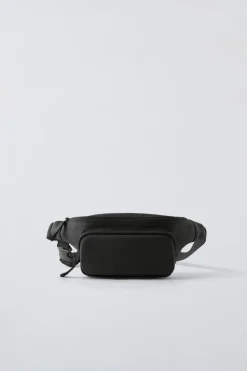 BOLSA DE CINTURA ENGOMADA-ZARA New
