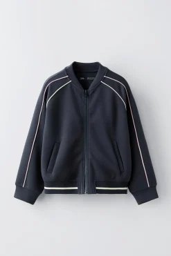 BOMBER COM VIVOS CONTRASTANTES-ZARA Online