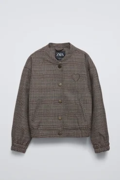 BOMBER QUADRADOS-ZARA Flash Sale