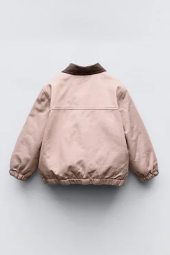 BOMBER REMENDO GOLA CONTRASTE-ZARA Discount