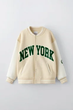 BOMBER VARSITY NEW YORK-ZARA Hot