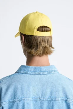 ZARA Acessórios^BONÉ BORDADO CONTRASTE Amarelo