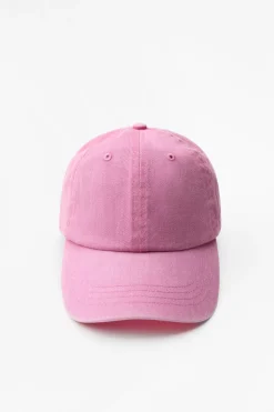 ZARA Acessórios / Bijuteria^BONÉ DE SARJA E EFEITO DE LAVAGEM Rosa