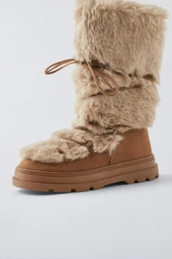 BOTA ALTA PELO-ZARA Discount