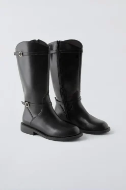 BOTA ALTA SUAVE-ZARA Flash Sale