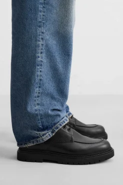 ZARA Vestuário De Inverno|Sapatos^BOTA PELE ATACADORES Preto
