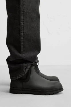 ZARA Vestuário De Inverno|Sapatos^BOTAS CHELSEA PELE Preto