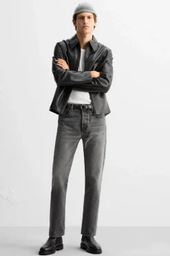 ZARA Pele|Sapatos^BOTAS CHELSEA PELE Preto