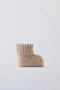 BOTINHAS DE LÃ E CAXEMIRA-ZARA Sale
