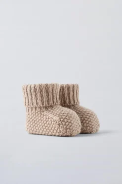 BOTINHAS DE LÃ E CAXEMIRA-ZARA Sale