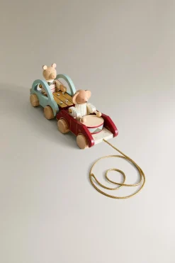BRINQUEDO MUSICAL INFANTIL MADEIRA CARRINHO NATAL-ZARA Fashion