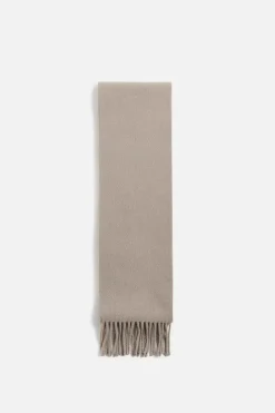 ZARA Vestuário De Inverno|Acessórios^CACHECOL 100% LÃ Cinzento-toupeira
