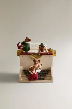 CAIXA DE MÚSICA INFANTIL RATINHOS MÁQUINA DE ESCREVER NATAL-ZARA Hot