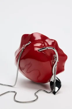 ZARA Malas^CAIXA ROSA Vermelho