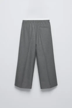 CALÇA DE CINTURA DUPLA-ZARA Clearance