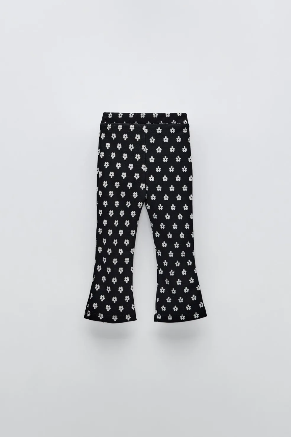 CALÇAS À BOCA DE SINO COM ESTAMPADO-ZARA Cheap