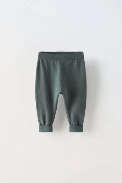 CALÇAS ALGODÃO SEDA MALHA-ZARA Sale