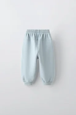 CALÇAS AMPLAS COM BORDADO-ZARA Cheap