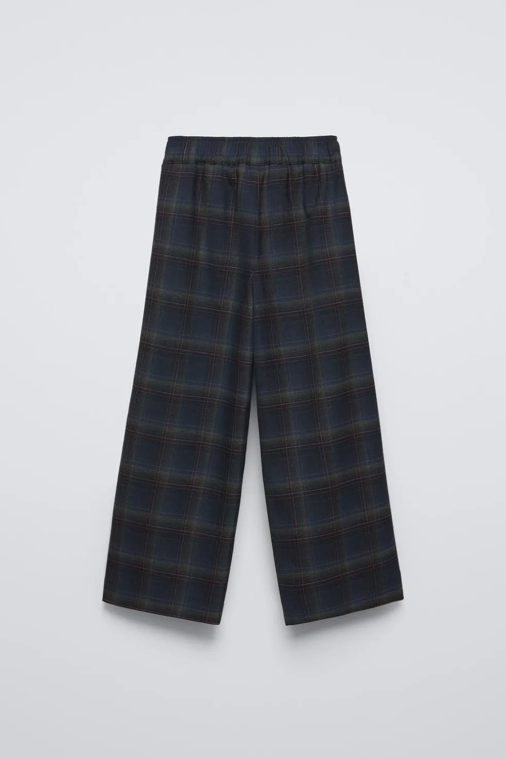 CALÇAS AOS QUADRADOS COM FAIXA-ZARA Online