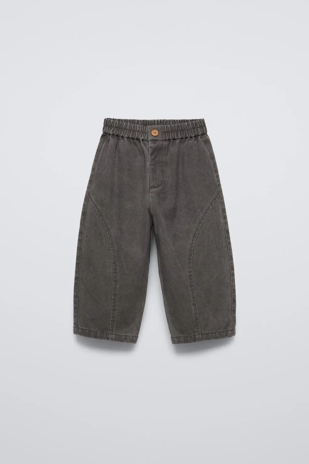 CALÇAS BAGGY COM EFEITO JEANS-ZARA Best