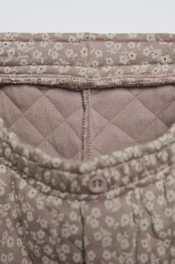 CALÇAS BAGGY COM ESTAMPADO FLORAL-ZARA Cheap