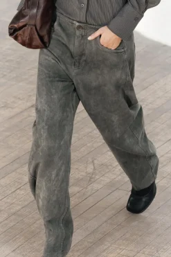 ZARA Jeans^CALÇAS BALÃO ZW COLLECTION Cinzento
