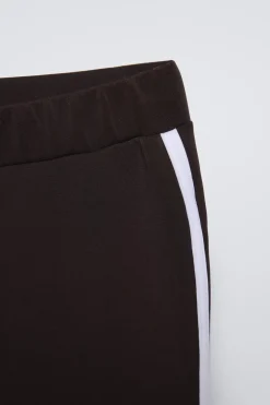 CALÇAS COM FAIXAS EM MODAL-ZARA Outlet