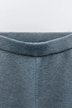 CALÇAS CULOTTE DE MALHA-ZARA Best Sale