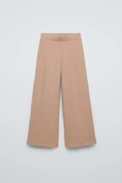 CALÇAS CULOTTE TOQUE SUAVE-ZARA Outlet