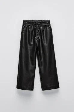 CALÇAS DE EFEITO PELE-ZARA Shop