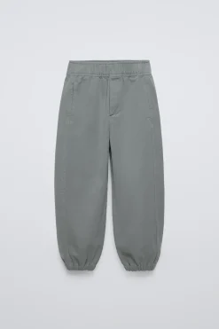 CALÇAS DE ELÁSTICO DE QUALIDADE SUAVE-ZARA Online