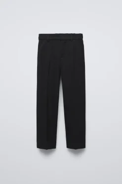 CALÇAS DE FATO EM PIQUÉ-ZARA Discount
