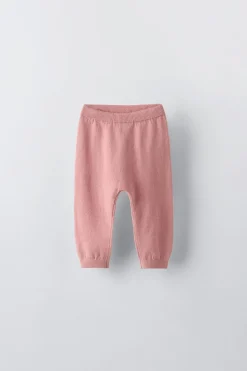 CALÇAS DE MALHA COM LÃ-ZARA Best Sale
