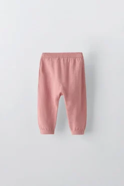 CALÇAS DE MALHA COM LÃ-ZARA Best Sale