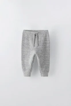 CALÇAS DE MALHA PEROLADA-ZARA Flash Sale