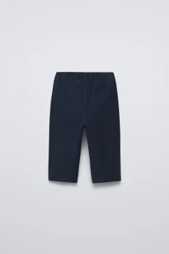 CALÇAS DE SARJA COM BOLSOS-ZARA Store