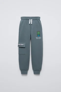 CALÇAS JOGGER MINECRAFT © MOJANG AB. ™-ZARA New