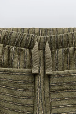 CALÇAS ÀS RISCAS WARMTOUCH-ZARA Flash Sale