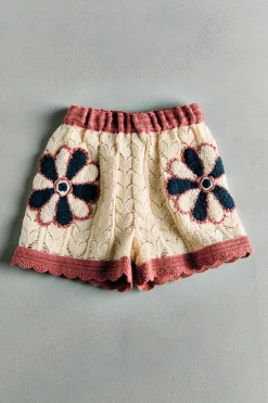 CALÇÕES BERMUDA CROCHÉ FLORES - SEA NY-ZARA Store