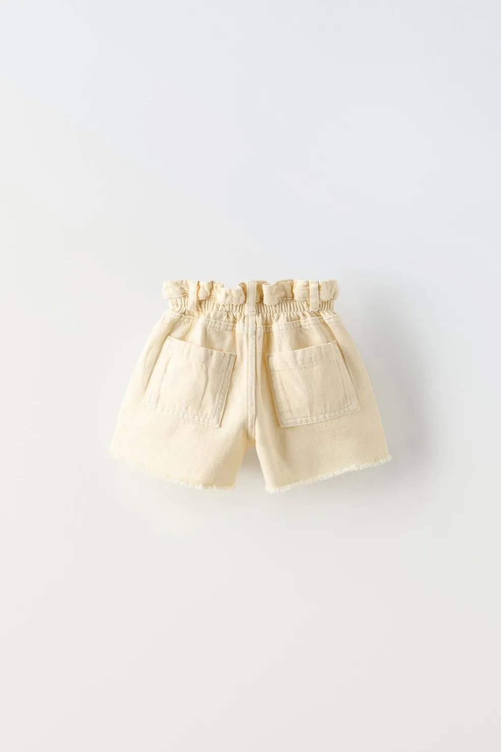 CALÇÕES BERMUDA DE SARJA PAPERBAG-ZARA Cheap