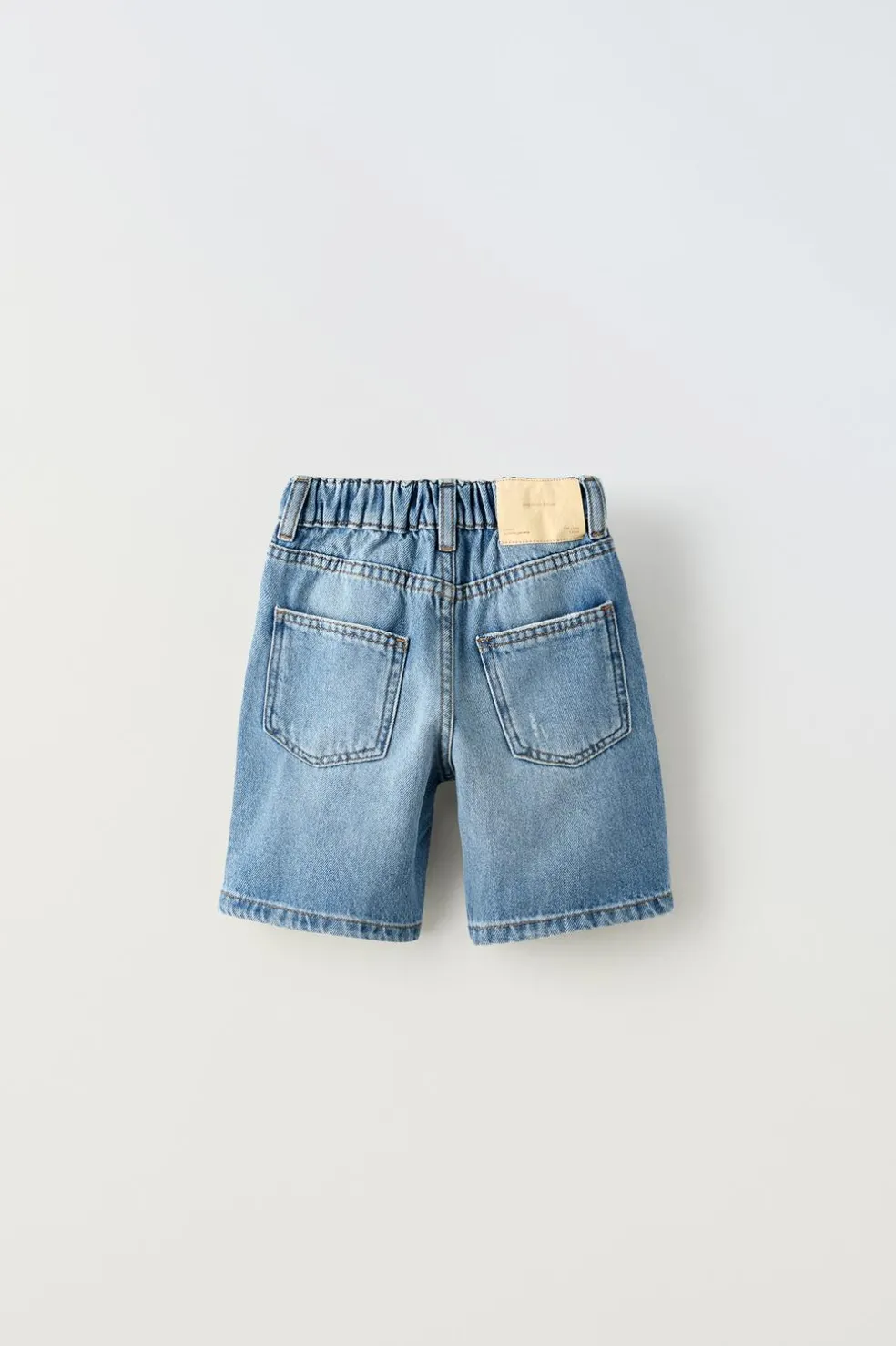 CALÇÕES BERMUDA DENIM BAGGY FIT-ZARA Best
