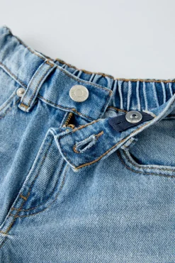 CALÇÕES BERMUDA DENIM BAGGY FIT-ZARA Best