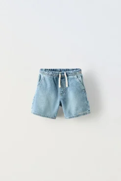 CALÇÕES BERMUDA DENIM BIG OLITA-ZARA Fashion