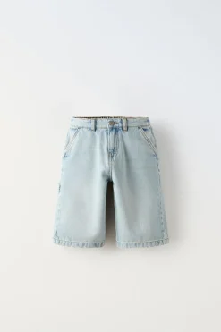 CALÇÕES BERMUDA DENIM CARPENTER-ZARA New