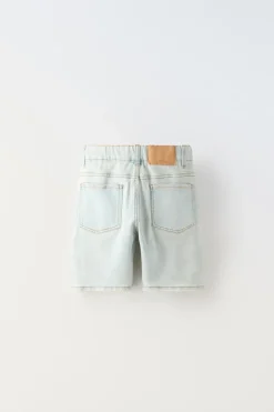 CALÇÕES BERMUDA DENIM REGULAR FIT-ZARA Store