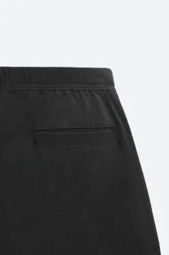 ZARA Cargo^CALÇÕES BERMUDA TÉCNICOS CARGO Preto