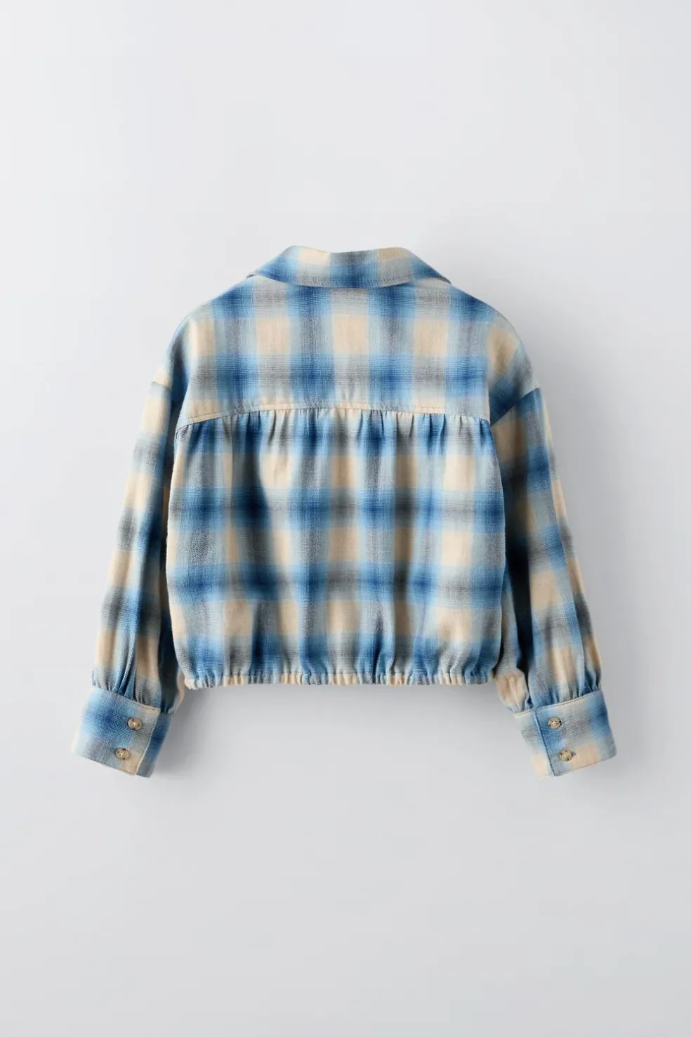 CAMISA AOS QUADRADOS-ZARA Sale