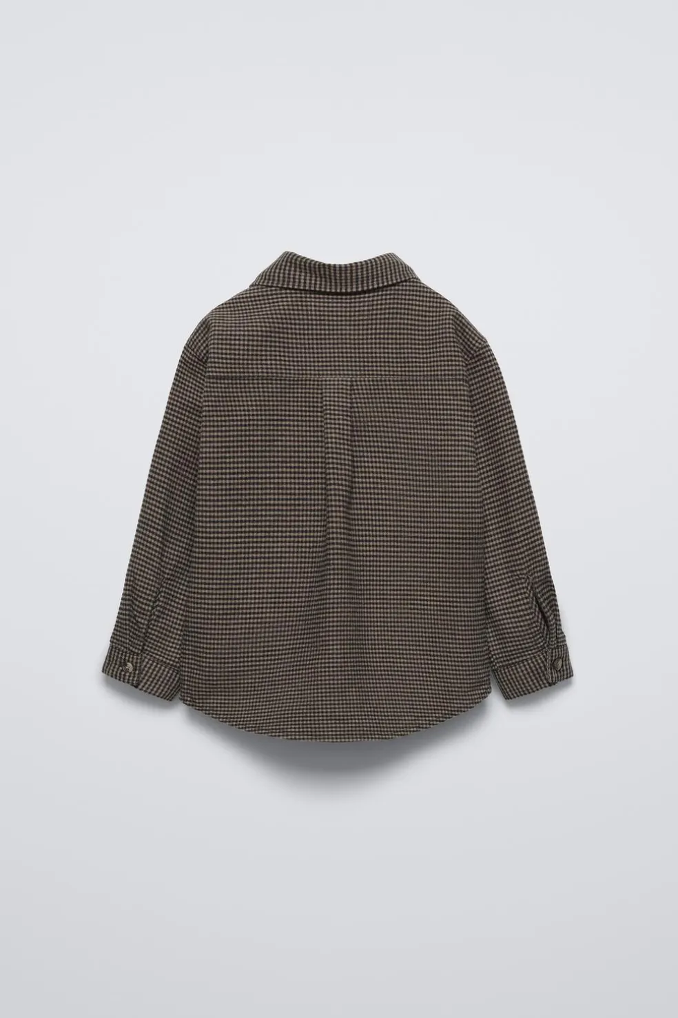 CAMISA AOS QUADRADOS-ZARA Best Sale